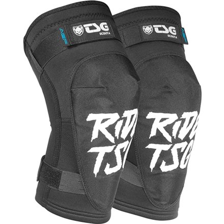 TSG Scout A Kneeguard, Ripped Black, XL